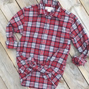 Plaid Button Down size L 14/16
